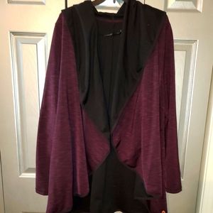 Purple athleisure jacket